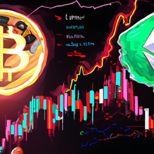 A professional digital painting about daily crypto market analysis, major cryptocurrencies, altcoins, technical analysis, price movements, and market trends, gorgeous digital painting, warm colors captivating, trending on ArtStation, in the style of vaporwave. The analysis covers Bitcoin, Ethereum, Ripple, Polygon, Arbitrum, MOBOX, Datacoin, and Rebate Coin, providing insights into their recent trends and technical indicators. The analysis suggests a potential upward trend for Bitcoin, positive performance for Ethereum and Arbitrum, sideways pattern for Ripple, and notable gains for MOBOX, Datacoin, and Rebate Coin.