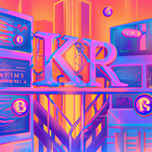 a professional digital painting about XEROF, crypto financial services, Bitcoin, active managed certificates, Swiss banks, regulatory advancement, gorgeous digital painting, warm colors captivating, trending on ArtStation, in the style of vaporwave