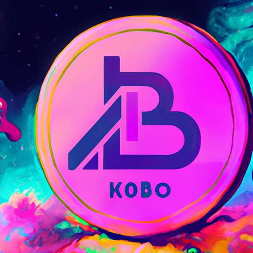 A professional digital painting about Kibho cryptocurrency, MLM, profits, digital products, gorgeous digital painting, warm colors captivating, trending on ArtStation, in the style of vaporwave.