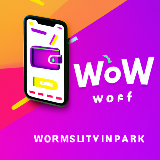 a sleek and modern digital illustration of a mobile wallet, featuring the WOW EARN logo and branding, with bright and bold colors, emphasizing the company's commitment to security and user-friendly design. The text describes the launch of the WOW EARN Wallet, a major upgrade to the company's crypto app, and highlights its intuitive interface and asset management tools. The spokesperson expresses excitement about the potential for the wallet to redefine the way digital assets are managed and promote crypto asset security. The text also emphasizes WOW EARN's mission to reshape the crypto landscape and empower individuals worldwide.