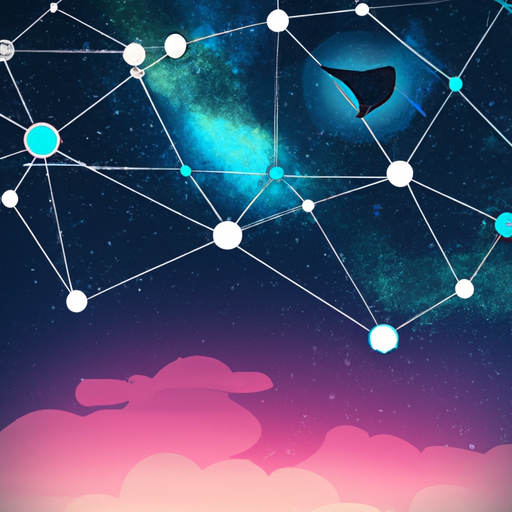A stunning digital painting depicting the importance of data indexing and chain accessibility in the Cosmos ecosystem, with warm colors and captivating visuals. The partnership between SubQuery and White Whale is highlighted, with SubQuery's decentralized data indexing protocol allowing for efficient operations and transparency, and White Whale's Interchain Liquidity Solutions protocol providing a central hub for token liquidity across multiple Cosmos blockchains. The importance of indexing blockchain data for Web3 projects is emphasized, and the partnership is seen as contributing to the overall health and sustainability of the Cosmos ecosystem. Trending on ArtStation, in the style of vaporwave.