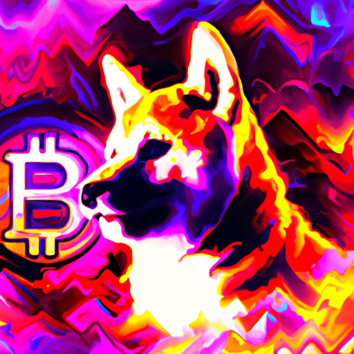 a breath taking expressive abstract visual about crypto, bull run, investments, Ethereum, Shiba Inu, alternative assets, gorgeous digital painting, warm colors captivating, trending on ArtStation, in the style of vaporwave