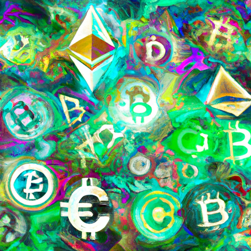 a breath taking expressive abstract visual about crypto, blockchain, regulation, HedgeUp, gorgeous digital painting, warm colors captivating, trending on ArtStation, in the style of vaporwave.