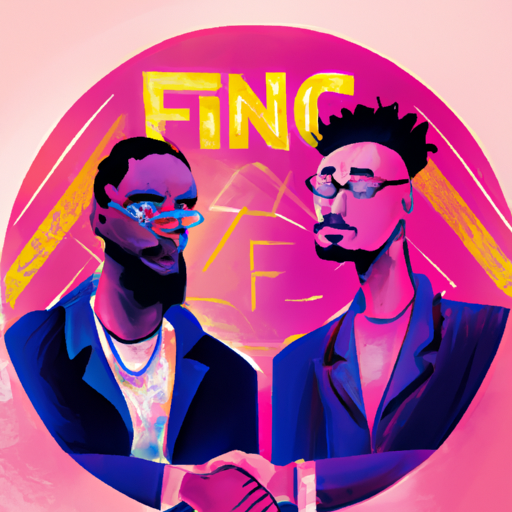 A professional digital painting about the Digital Finance Africa conference, trust, security, industry leaders, innovation, gorgeous digital painting, warm colors captivating, trending on ArtStation, in the style of vaporwave.