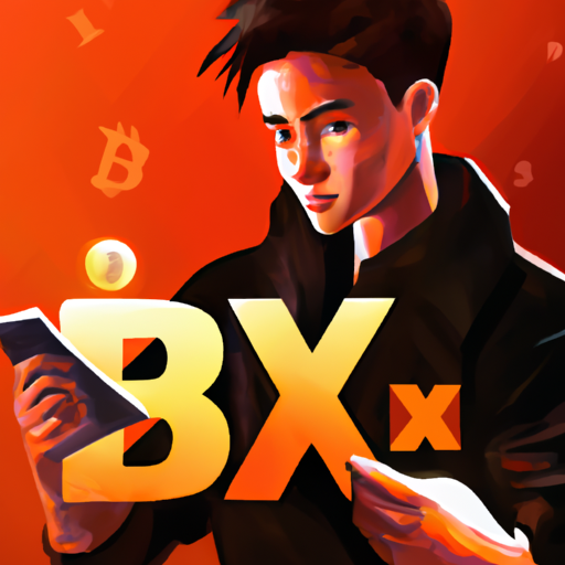 A professional digital painting about BingX, crypto exchange, guaranteed stop loss, risk management, innovative, cutting-edge tools, gorgeous digital painting, warm colors captivating, trending in artstation