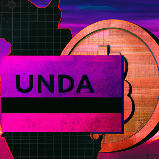 A professional digital painting about Uganda's digital transformation, cryptocurrencies, compliance solutions, decentralized financial services, data protection, gorgeous digital painting, warm colors captivating, trending on ArtStation, in the style of vaporwave.