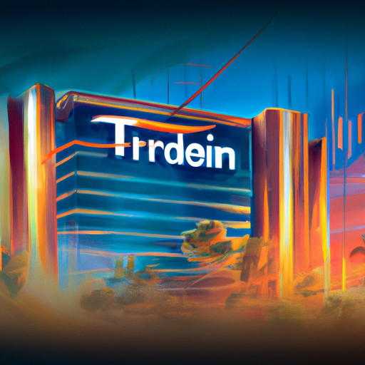 A professional digital painting about Trident India Limited, textile industry, growth, share price history, technical analysis, captivating, warm colors, trending in ArtStation.