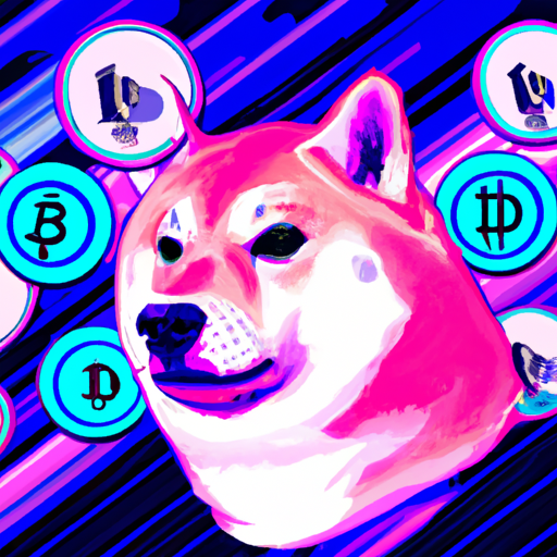 A captivating and trending digital painting in the style of vaporwave representing the recent popularity of meme coins such as Shiba Inu, Floki Inu, and Pomerdoge in the crypto market. Shiba Inu has experienced significant gains and a record number of new registrations, while Floki Inu is showing a positive weekly gain. Pomerdoge, the newest meme coin, is attracting top investors and promises high rewards with a goal to grow by 40x. The article discusses the potential bullish price movements of Shiba Inu and Floki Inu, as well as the strategic partnerships and developments surrounding them. Pomerdoge, with its P2E gaming platform, aims to compete with other popular meme coins.