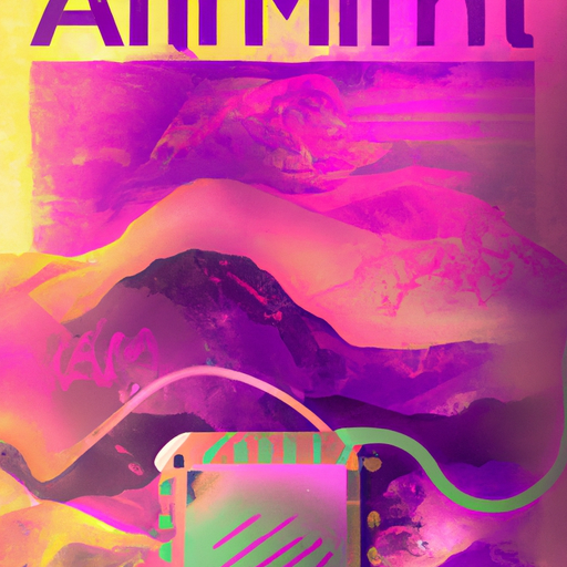 a breath taking expressive abstract visual about Bitmain, ANTMINER S21, cryptocurrency, mining, groundbreaking, gorgeous digital painting, warm colors captivating, trending on ArtStation, in the style of vaporwave