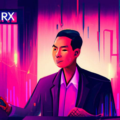 A professional digital painting about Lirunex, Best Asia Forex Broker, Southeast Asian market, economic growth, regulatory framework, gorgeous digital painting, warm colors captivating, trending on ArtStation, in the style of vaporwave.